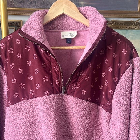 Universal Thread Pink Textured Pullover - Picture 3 of 5